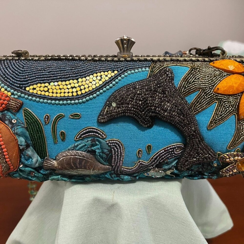Mary Frances Handbag #08-008 Ocean Spray
